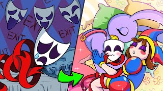 SLEEP WELL GANGLE! THE AMAZING DIGITAL CIRCUS ANIMATION | SLIME CAT
