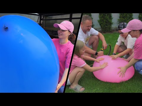 Cel mai mare balon la noi in curte! Apa sau Aer?