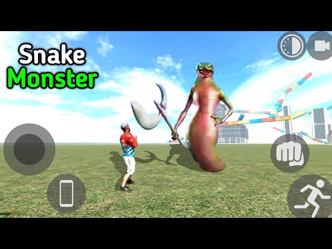 Big Snake Monster - INDIAN BIKES DRIVING 3D