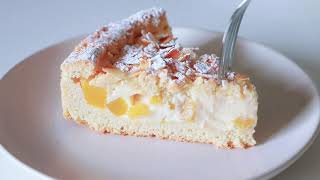 Le Gâteau facile 🍑Fondant en bouche à la crème et pêche 🍑