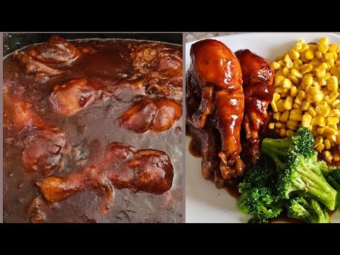 Easy Slow Cooker BBQ Chicken in my Ninja PossibleCooker PRO just 3hrs fall off the fork!