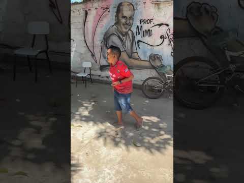 Pinscher corre atrás de criança ￼