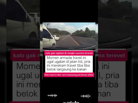 Setelah liat mobil travel jadi fokus ke suaranya ..#funnyvideo #nabrakmobil