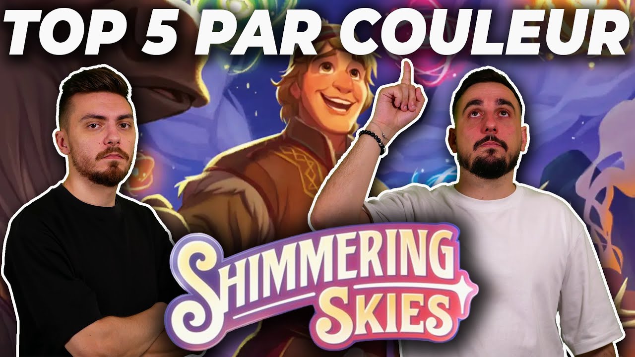 TOP 5 DES MEILLEURS CARTES LORCANA PAR COULEUR ! LE CIEL SCINTILLANT VA VOUS RÉGALER !