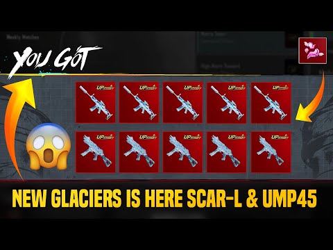 😱 New Glacier Is Here | Glacier Scar-L & Old Glacier UMP45 | Glacier Crate Full Leaks | PUBGM