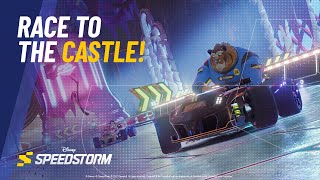 Disney Speedstorm shows new Beauty and the Beast-inspired track