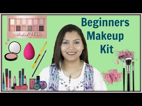 मेकअप किट में क्या क्या सामान होना चाहिए / MakeUp Kit For Beginners INDIANGIRLCHANNEL TRISHA
