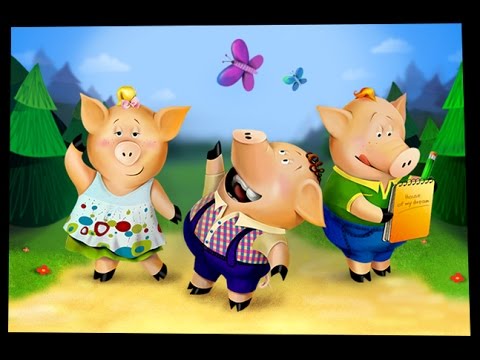 Three Little Pigs bedtime story for kids