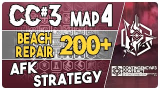 CC#3 Rotating Map 4 - Beach Repair 200+ Points | AFK Low End Strategy | Extinguished Sins【Arknights】