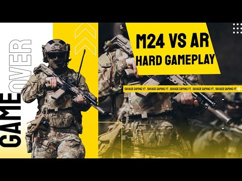 M24 Vs AR Bahut Hua Samman | Savage Gaming YT #SavageGaming