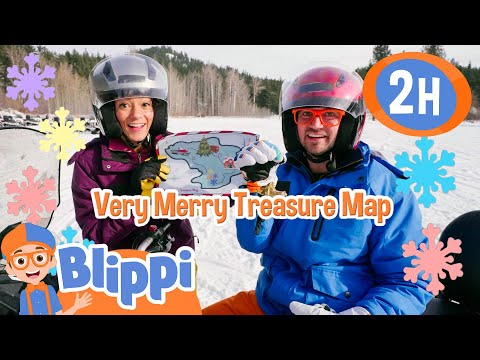 Blippi and Meekah's Christmas Treasure Hunt | Blippi | Educational Kids Videos | Moonbug Kids