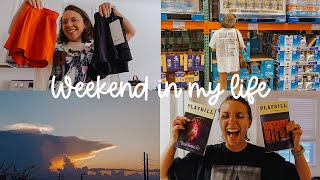 SPEND THE WEEKEND WITH ME // costco, pottery painting, moving