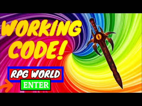 Codes For Rpg World 2020 07 2021 - roblox rpg world codes wiki