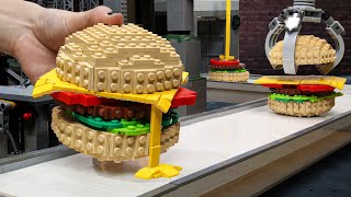 How Millions Of BURGER are Made In A LEGO Factory at Home IRL ASMR