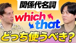 【関係代名詞】 which と that の使い分けを解説します