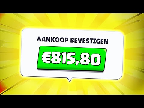 DIT KOOP JE VOOR €815,80 IN BRAWL STARS! 🤑