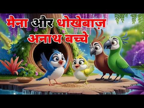 मैना और धोखेबाज अनाथ बच्चे | DHOKEBAAZ ANATH BACCHO KI KAHANI | MORAL STORY | CARTOON HINDI KAHANI