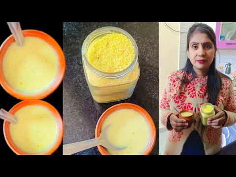 केसर बादाम मिल्क बनाने का आसान व परफेक्ट तरीका | Kesar badam milk premix | Homemade badam milk shake