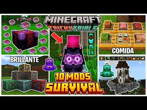 +10 MEJORES MODS (ADDONS) Para Minecraft Bedrock 1.21