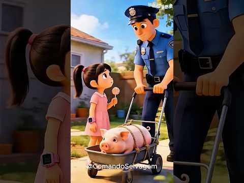 A hist贸ria do Porco馃悥 ~ mini wood toy-woodworking art skill /wood / hand crafts/ #shorts