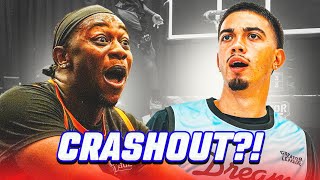 WILD Trampoline BASKETBALL ending! Mark Phillips vs Rayasianboy Condensed game!