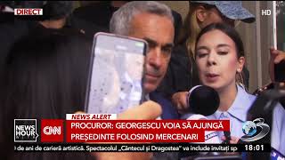 Sustinătorii lui Georgescu s-au încăierat cu jandarmii