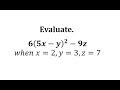 Evaluating Expressions with Substitution
