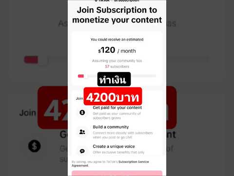 ฉันสร้างรายได้4,200ด้วยการโพสต์คลิปวีดีโอบนtiktokshortsai