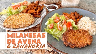 MILANESAS DE AVENA Y ZANAHORIA (fáciles, económicas y deliciosas)