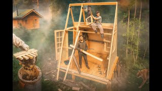 We Caught Wild Bees While Building Our Forest Cabin | Off-Grid Life Begins