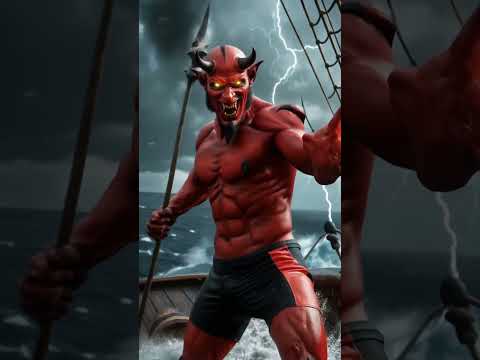 JESUS vs KRAKEN! 🦑⚔️ Epic Battle Against the Devil on the High Seas! 🌊🔥 #jesus