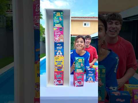 ¿puedes adivinar el orden de los cereales? ☠️😂