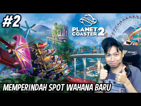 JADI PENGEN LIBURAN KE TAMAN SENDIRI | PLANET COASTER 2 #2 + DLC INDONESIA