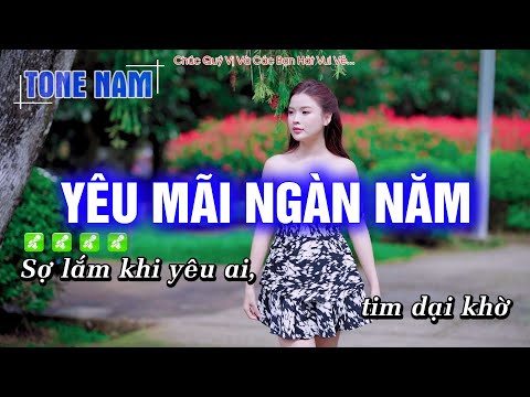 Karaoke Yêu Mãi Ngàn Năm – Tone Nam Dễ Hát Nhất – Hoàng Dũng Karaoke