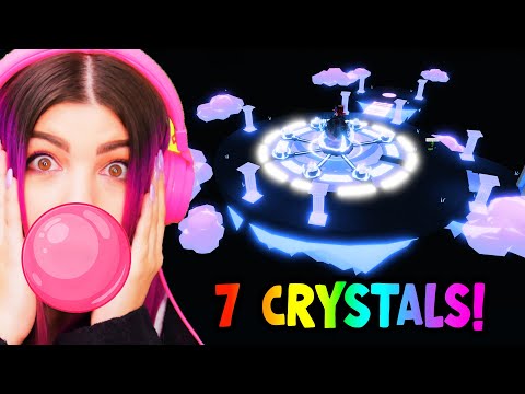 7 Light Crystals UNLOCK this DARK ISLAND EGG in Bubble Gum Simulator Infinity!