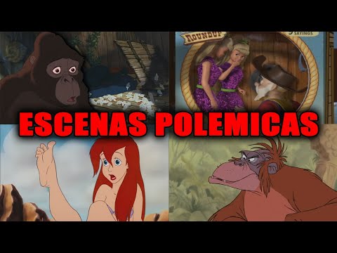 TOP: 10 Escenas Mas POLEMICAS en PELICULAS ANIMADAS de DISNEY