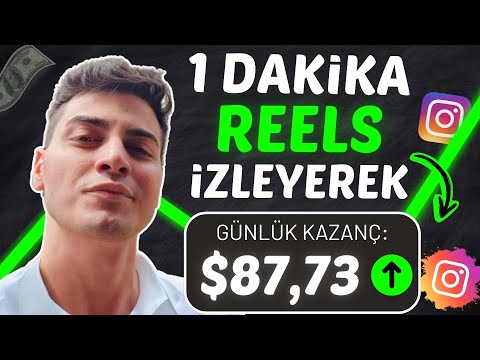 İNSTAGRAM REELS VİDEOLARI İZLEYEREK DAKİKADA $5 PARA KAZAN! 💰 - İnternetten Para Kazanma 2024