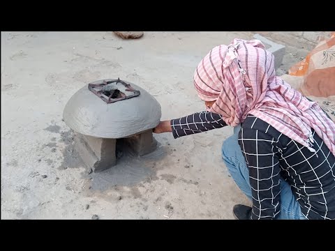 technology oven and chulha | mitti Ka chulha banane Ka tarika | mud stove | free stove,primitive|