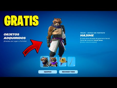 ✅COMO CONSEGUIR *LOTE DE TANUKI TENAZ * GRATIS EN FORTNITE / CAPITULO 6 TEMPORADA 1