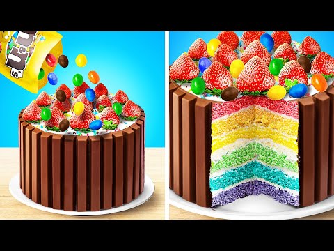 DÉFI DE DÉCORATION DE GÂTEAUX🍰 Recettes de Desserts! Nourriture Épicée vs Acide par 123 GO! SCHOOL