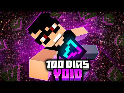 Sobrevivi 100 Dias no VOID no Minecraft - O FILME