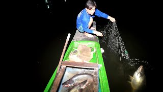 Săn Đêm Bắt Được Bầy Cá Khủng | Con Nào Con Nấy Cũng To Chà Bá
