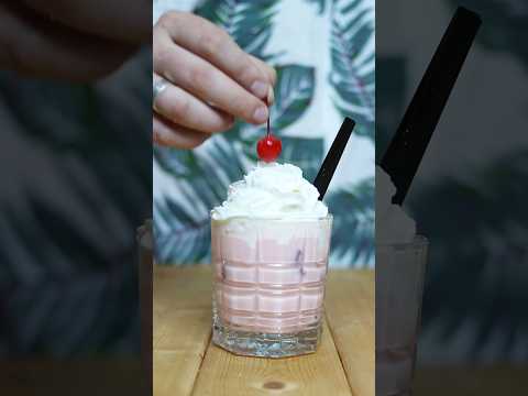 Розовый коктейль #drink #cocktails #рецепт