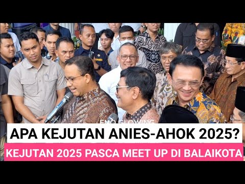 JELANG LOUNCHING ORMAS BARU, ANIES NGOBROL SERIUS DENGAN AHOK