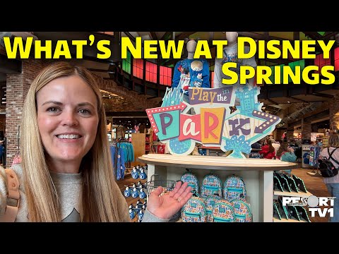 What's New at Disney Springs in 2025 - A TON of NEW Merch Collections! - Walt Disney World - January