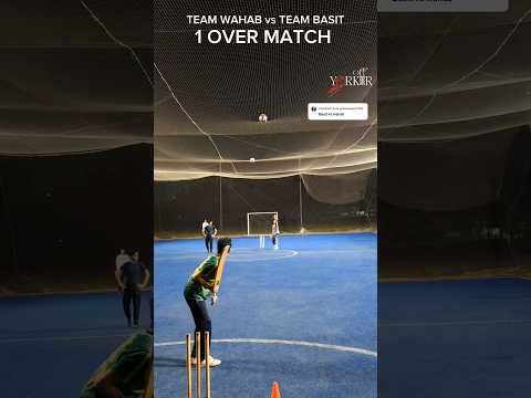 Karo Ya Maro 🏏🗿 Basit Vs Wahab - 1 Over Match- Off Yorker #youtubeshorts #shorts