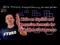 Recursive Formulas in Sequences