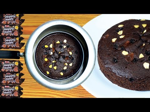 কম খরচে প্রেসার কুকারে বিস্কুট কেক - Biscuit Chocolate Cake In Cooker - Christmas Cake Recipe