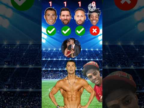 Ronaldo vs Messi vs Neymar vs IShowSpeed - Ronaldo Pregunta🤩⚽