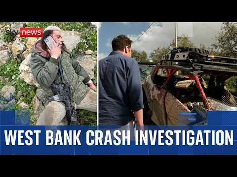YouTube video thumbnail: Sky News Investigates West Bank Crash
